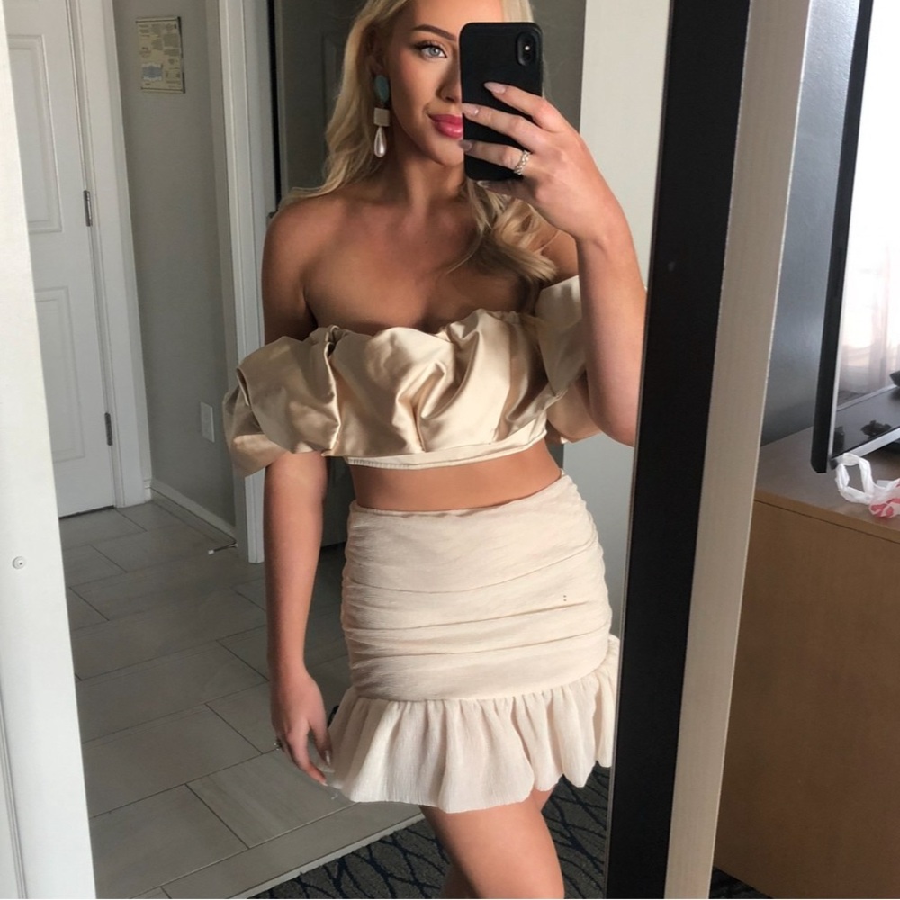 Lorna Luxe Chiffon Frill Skirt